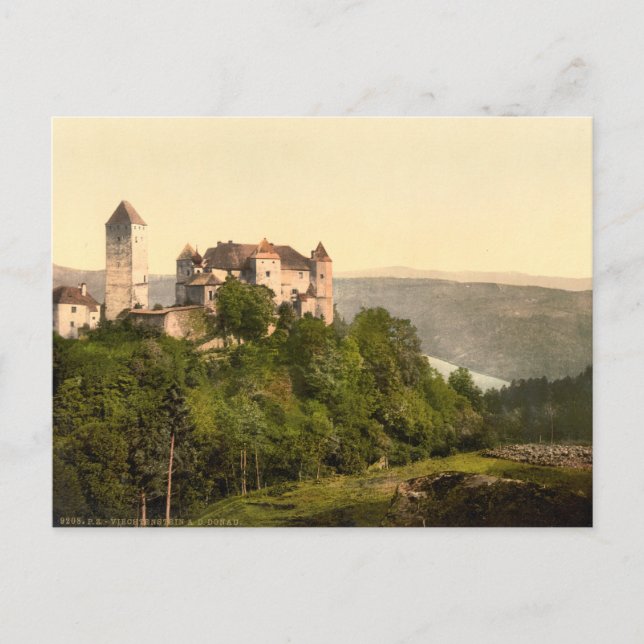Burg Vaduz, Liechtenstein Postkarte (Vorderseite)
