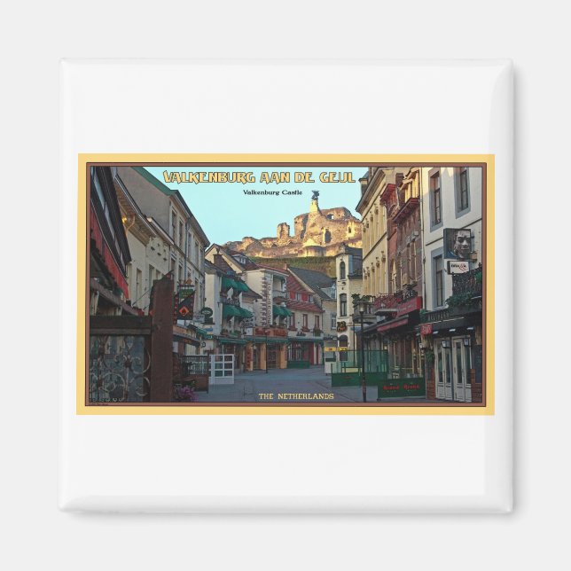 Burg Valkenburg Ruins Magnet (Vorne)