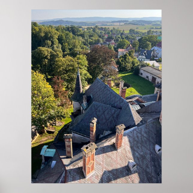 Burg verlassen poster (Vorne)