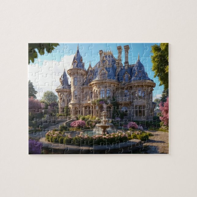 Burg Viktorianisch Splendor Puzzle (Horizontal)