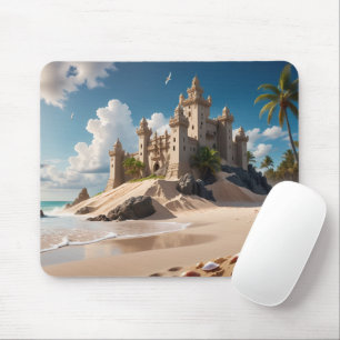 Burg vom Strand der Möglichkeiten Mousepad