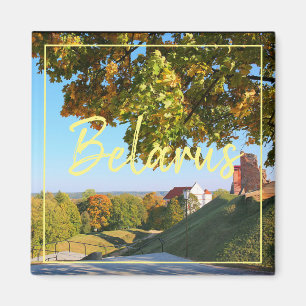 Burg von Belarus Navahrudak Magnet