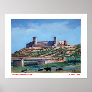 Burg von Fuengirola ,(Malaga) Poster