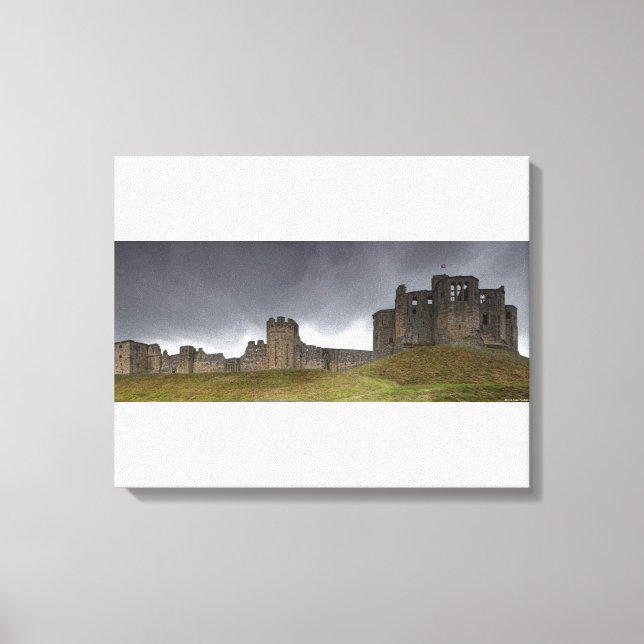 Burg Warkworth Leinwanddruck (Vorderseite)
