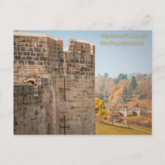 Burg Warkworth Postkarte