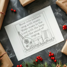 Burgen in Song Farbkastenbuch Postkarte