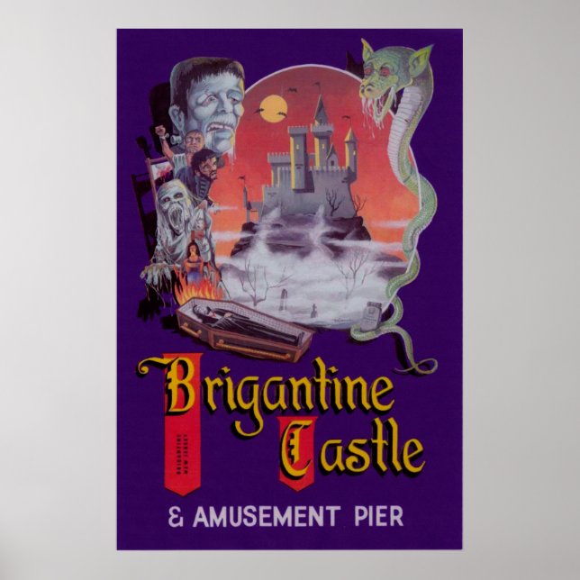 Burgen von Brigantine Poster (Vorne)