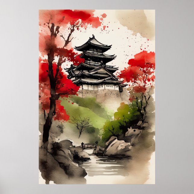 Burgen von Echoing Poster (Vorne)