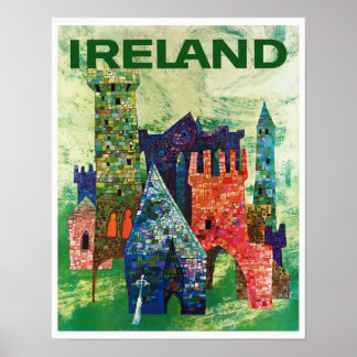 Burgen von Irland Poster