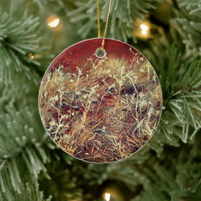 Burgen von Keramik Ornament (Baum)