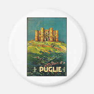 Burgen von Monte Puglie Magnet