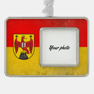 Burgenland Rahmen-Ornament Silber