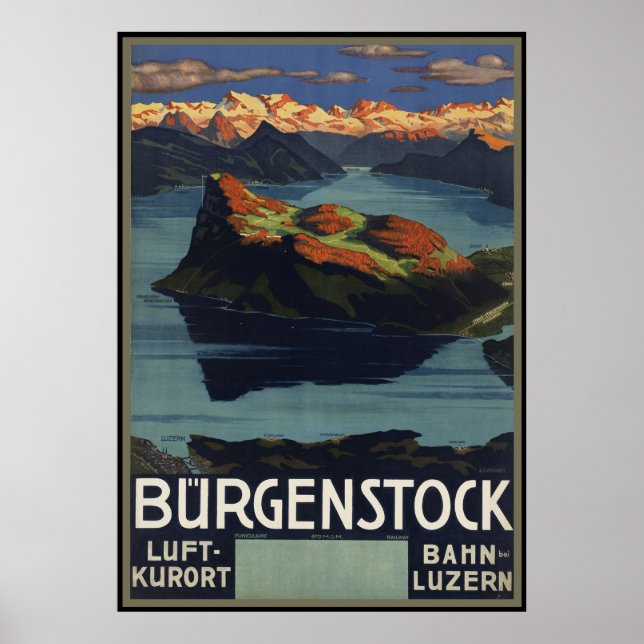 Burgenstock Poster (Vorne)