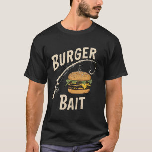 Burger Angelbait Lustiger Cheeseburger Angler G T-Shirt