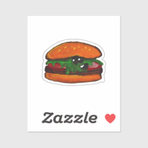 Burger Aufkleber