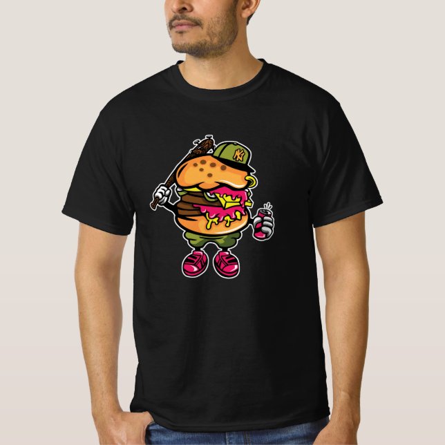 Burger Bastard T-Shirt (Vorderseite)
