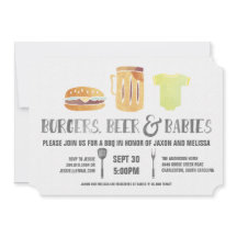 Burger, Bier und Babys - Kinderdusche