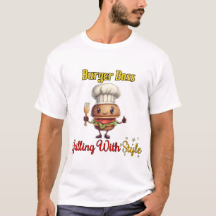 Burger Boss Grillen mit Stil T-Shirt