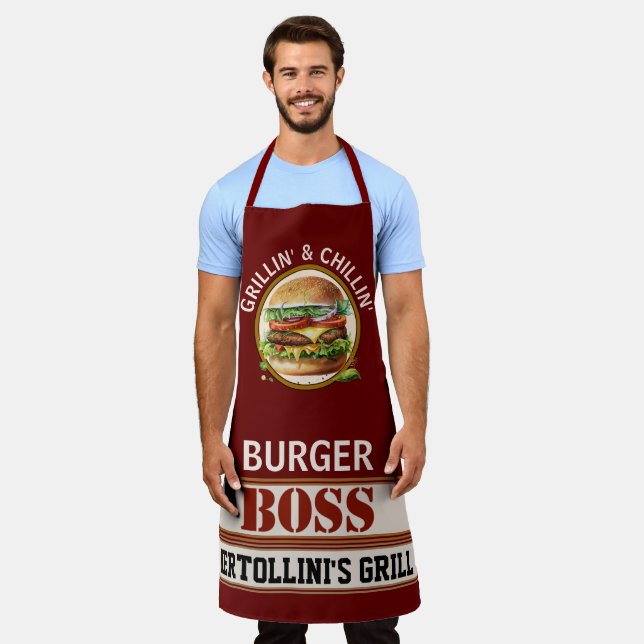 Burger-Boss-Schürze Schürze (Getragen)