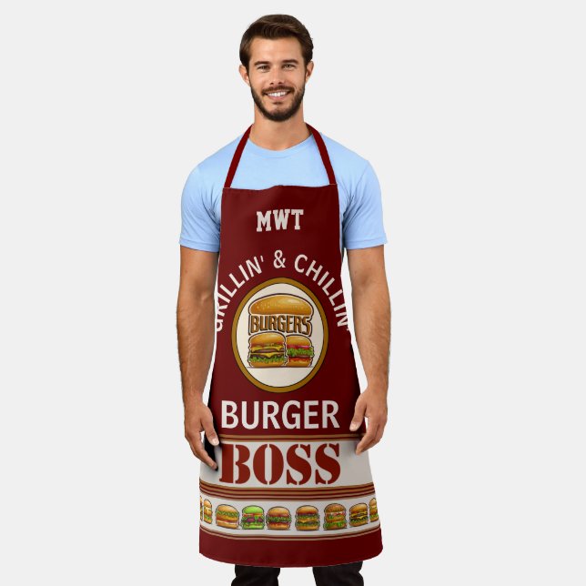 Burger-Boss-Schürze Schürze (Getragen)