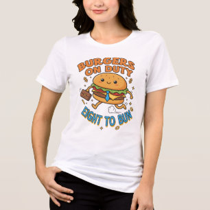 Burger Boss T-Shirt – Lustiges Hustle-Design für F Tri-Blend Shirt