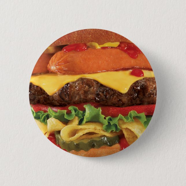 Burger Button (Vorderseite)