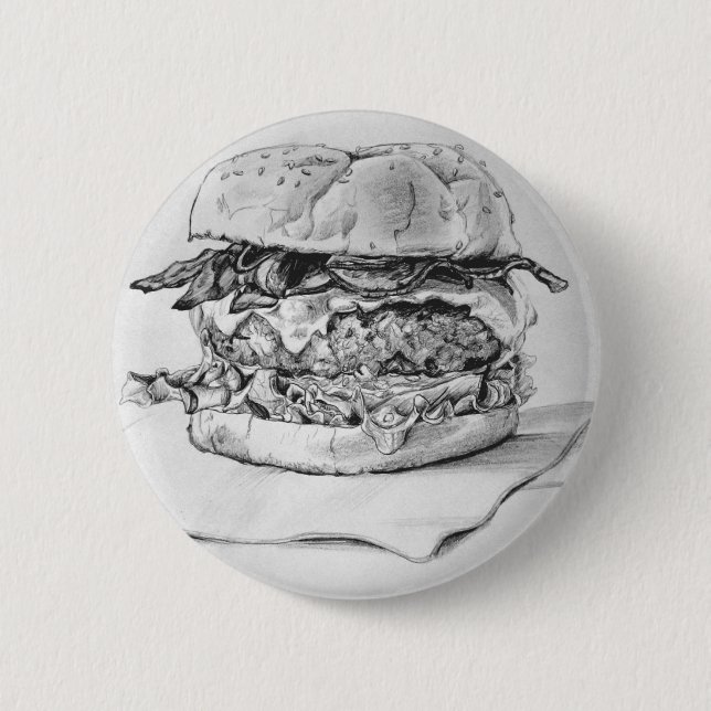 Burger-Button Button (Vorderseite)