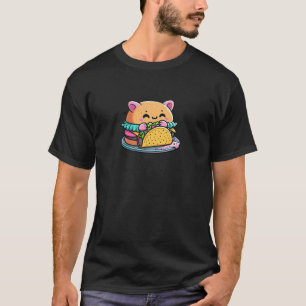 Burger Cat Taco - Niedlich, Whimsical, Funny, Food T-Shirt