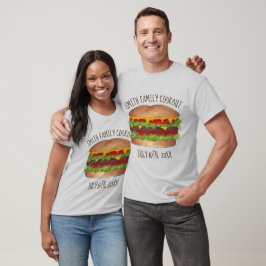 Burger Cheeseburger Wiedersehen Picnic Cookout Par T-Shirt