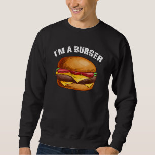 Burger Cheeseburgers Hamburger Fast Food Snacks ba Sweatshirt