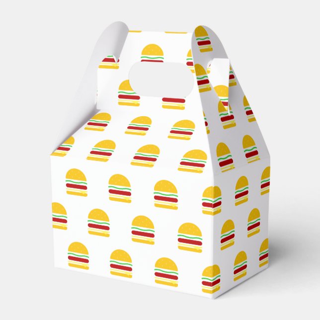 Burger Clipart Geschenkschachtel (Vorderseite)
