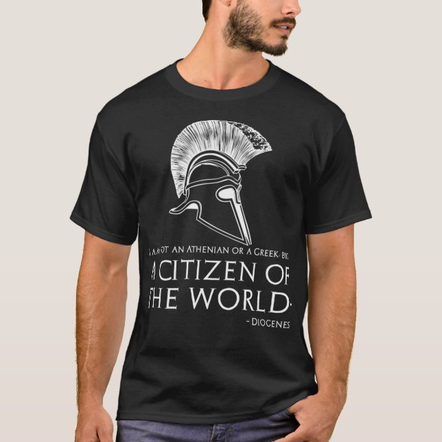 Bürger der antiken griechischen Philosophie Di T-Shirt (Vorderseite)