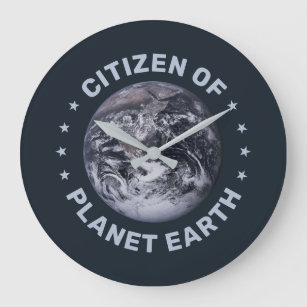 Bürger der Planeten-Uhr Große Wanduhr