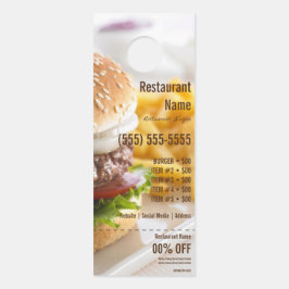 Burger Door Hanger Türanhänger