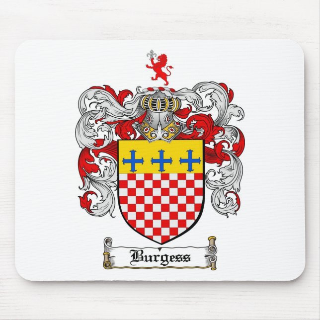 BÜRGER-FAMILIENWAPPEN - BÜRGER-WAPPEN MOUSEPAD (Vorne)