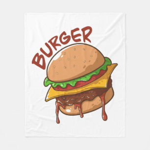 Burger Fans Fleecedecke