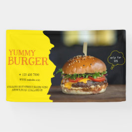 Burger Fast Food Grill Hamburger Party niedlich Banner