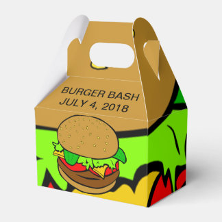 BURGER FAVOR-BURGER BASH BARBECUE TABELLE VORBEHAL GESCHENKSCHACHTEL