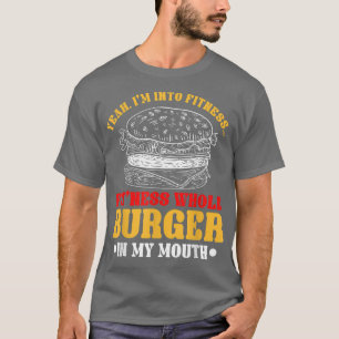 Burger Fitness Fast Food Hamburger Liebhaber T-Shirt