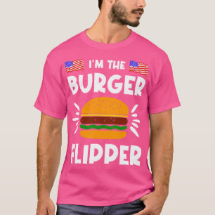 Burger Flipper American Hamburger Lover T-Shirt