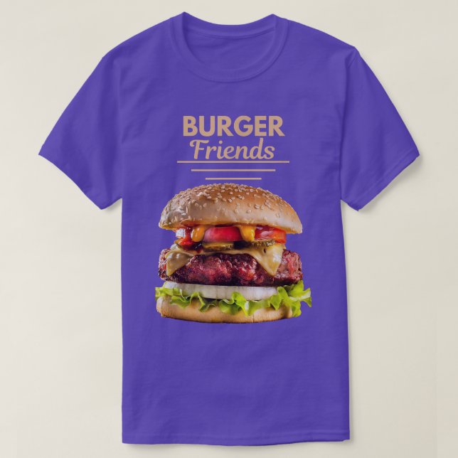 Burger Friends National Hamburger Day 28. Mai Fas T-Shirt (Design vorne)