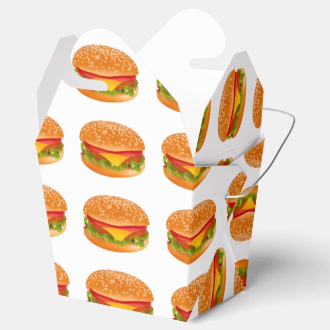Burger Geschenkschachtel (Geöffnet)