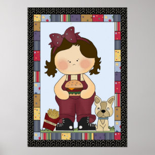Burger-Girl-Poster Poster