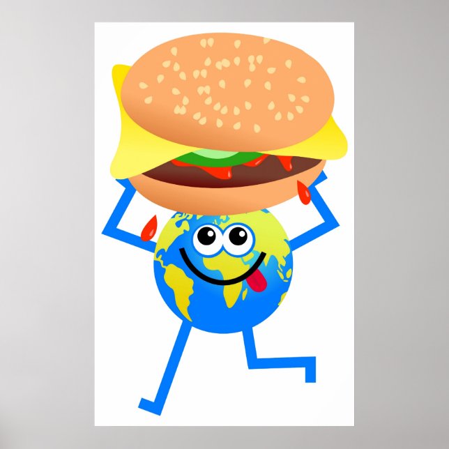Burger Globe Poster (Vorne)