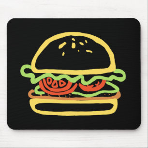 BURGER HAMBURGER MOUSEPAD