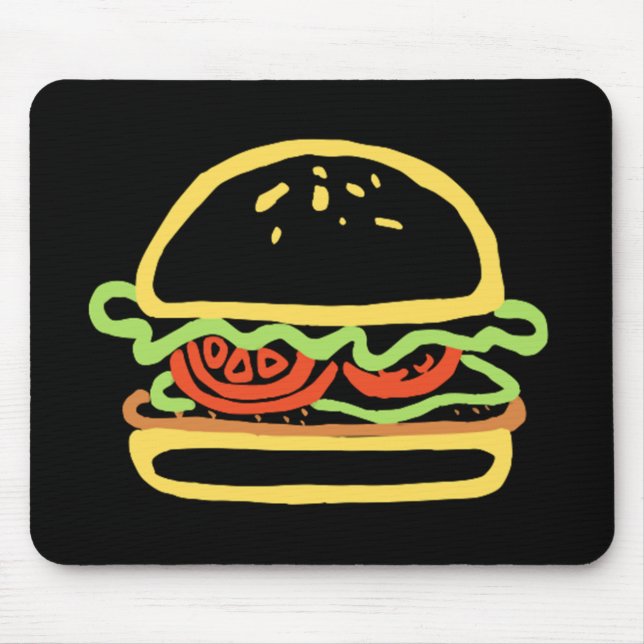 BURGER HAMBURGER MOUSEPAD (Vorne)
