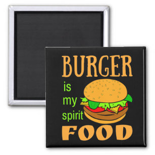 Burger ist mein Spirituosenhamburger Magnet