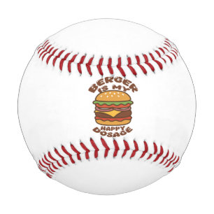 Burger ist mein Vintages Zitat Baseball