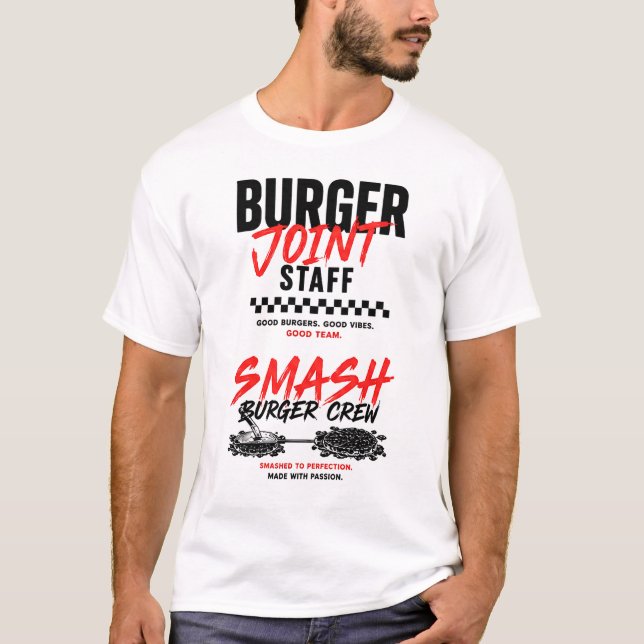 🍔 Burger Joint Personal Creative Restaurant Team  T-Shirt (Vorderseite)