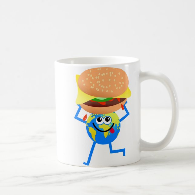 Burger-Kugel Tasse (Rechts)